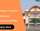 DDU Gorakhpur University Admission